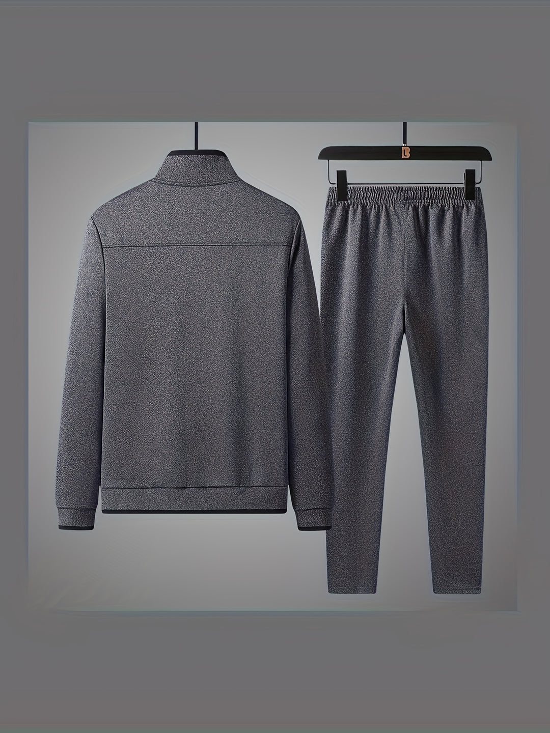 Herren-Sportbekleidungsset | Trendy & Bequem | Zip-Up Jacke & Jogger | Frühling & Herbst