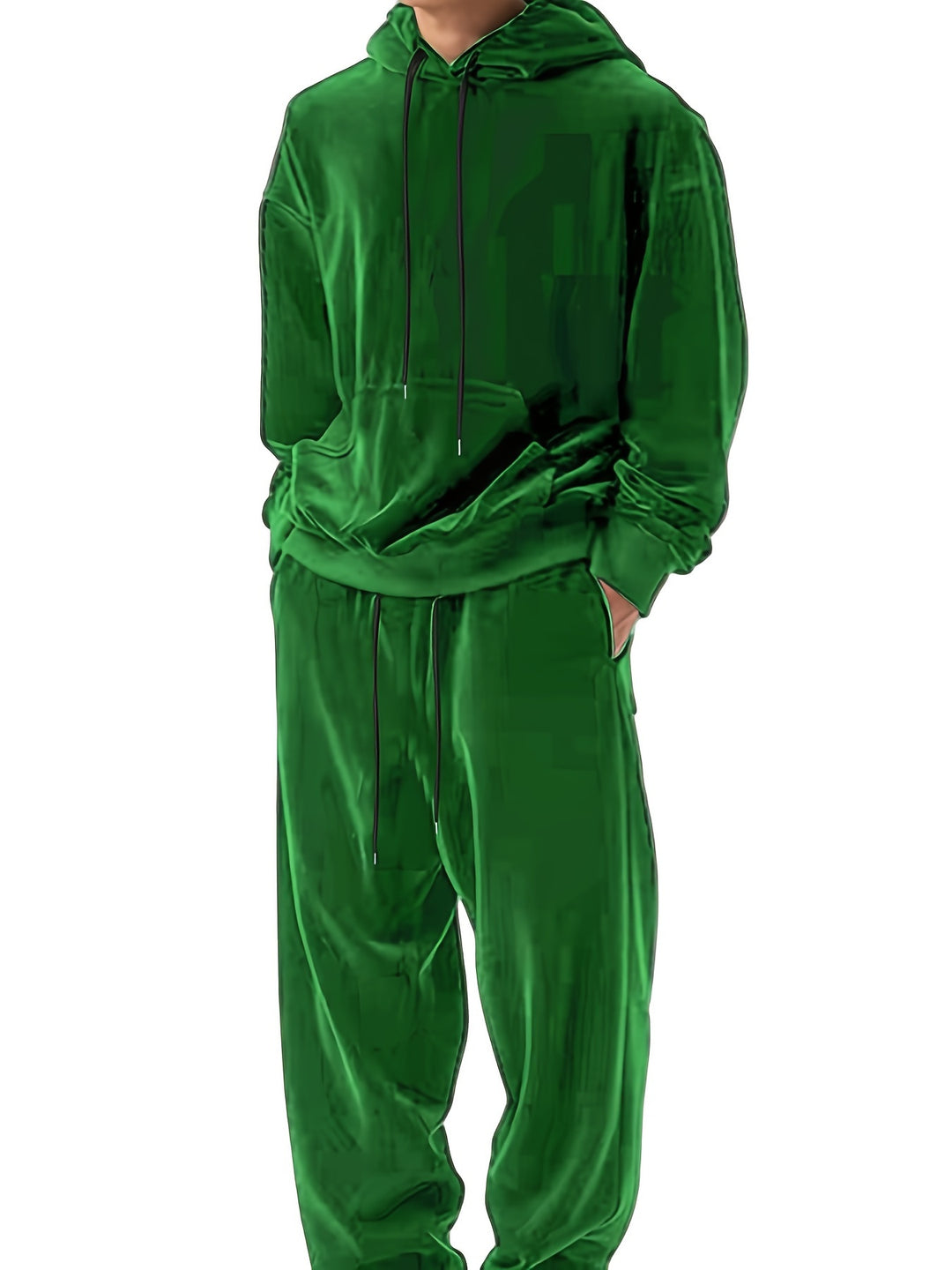 Herren-Trainingsanzug | 2-teiliges Velours-Set | Warm und bequem | Herbst & Winter