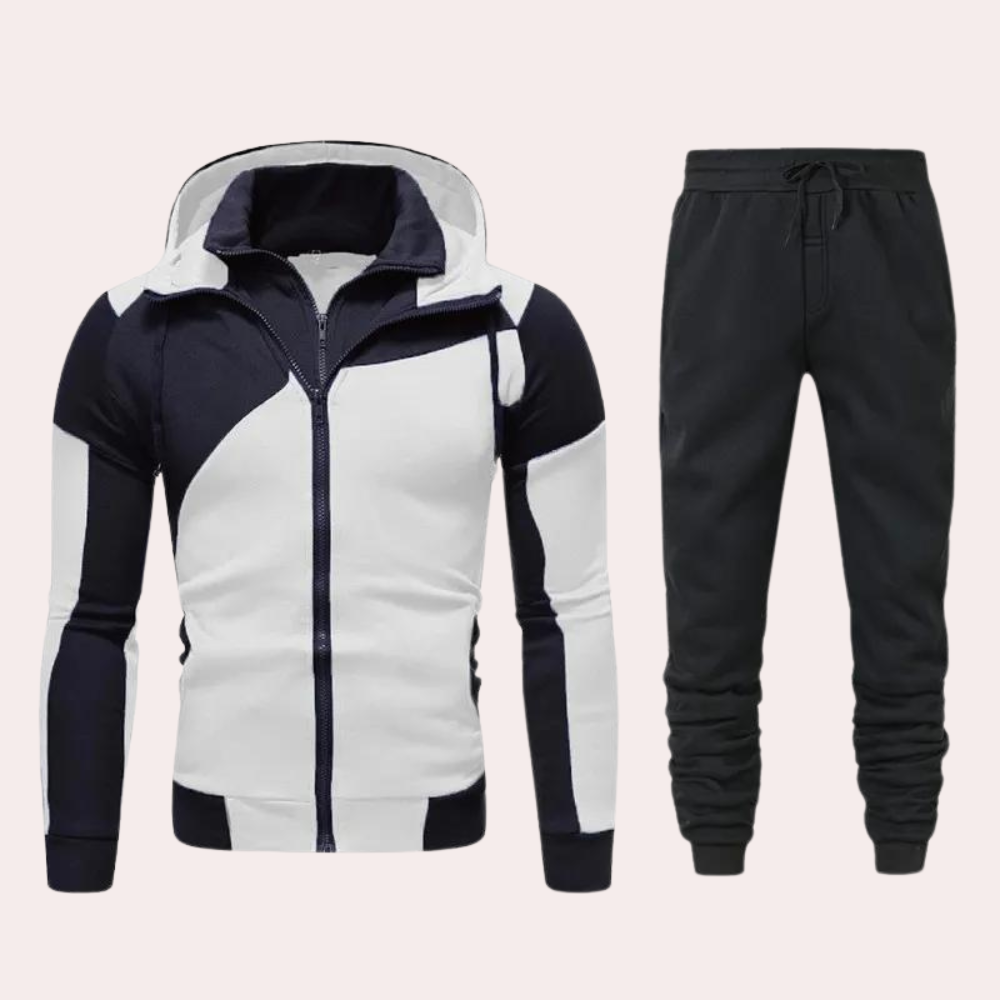 Stylischer 2-teiliger Herren-Trainingsanzug mit ultimativem Komfort und trendigem Design | Jesse