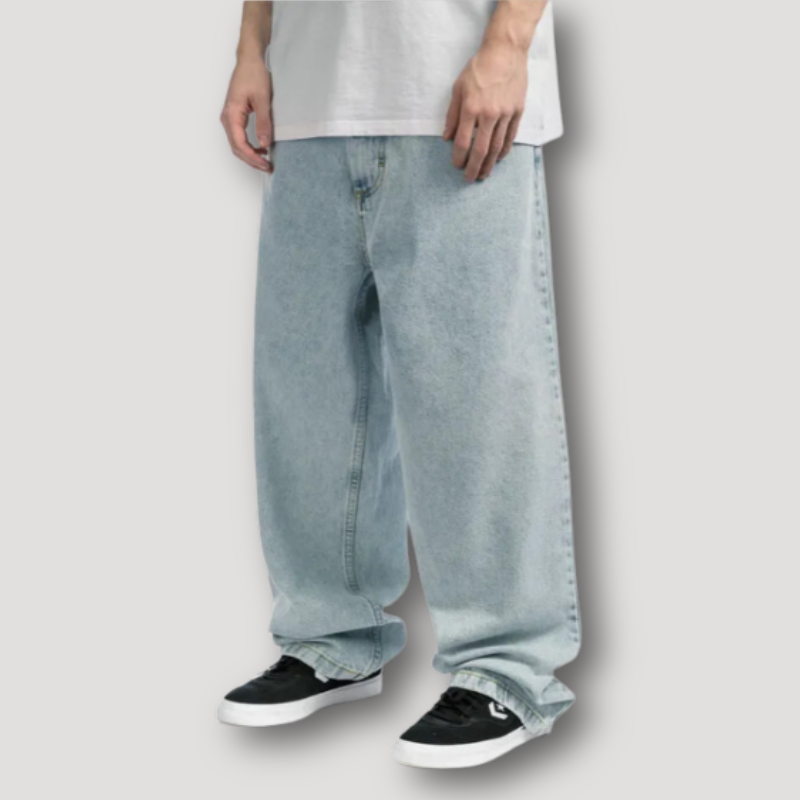 Weite Denim-Baggy-Jeans für einen mühelosen Streetstyle- und Freizeitlook | Bjorn