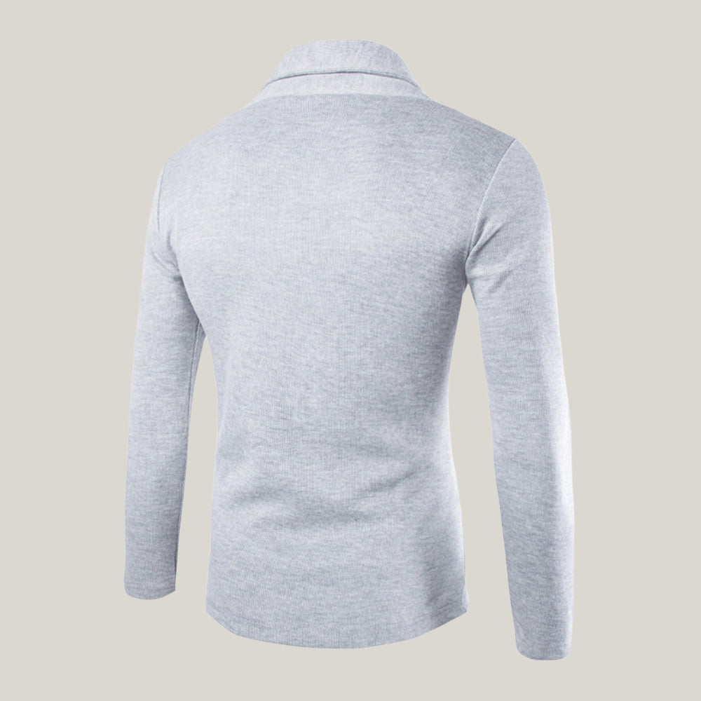 Anspruchsvolle Schalkragen-Strickjacke mit zeitloser Eleganz für Business- und Casual-Looks | Viggo