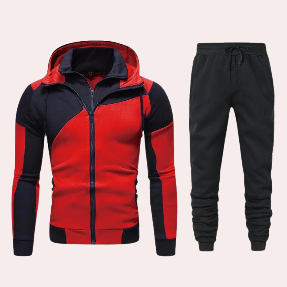 Stylischer 2-teiliger Herren-Trainingsanzug mit ultimativem Komfort und trendigem Design | Jesse