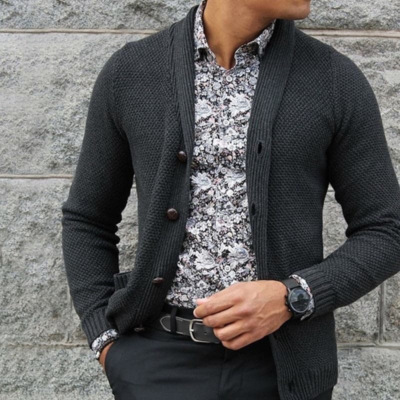 Anspruchsvoller Herrenstrickpullover mit luxuriösem Komfort und modernem Stil | Jake
