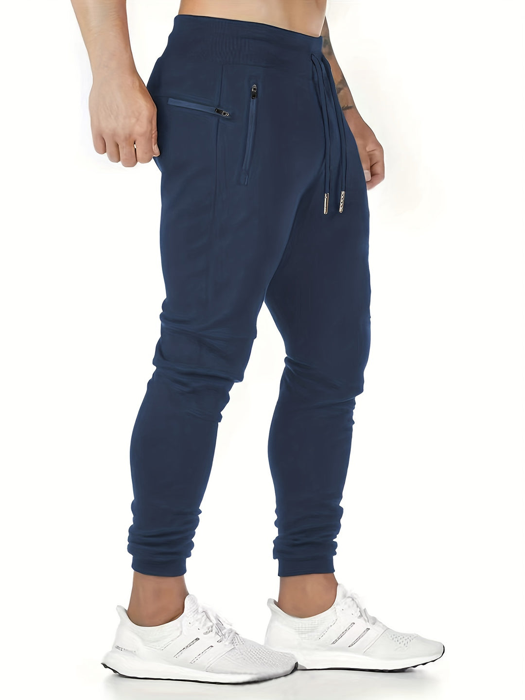 Herren-Sweatpants | Leicht & Atmungsaktiv | Mit Reißverschlusstaschen & Kordelzug