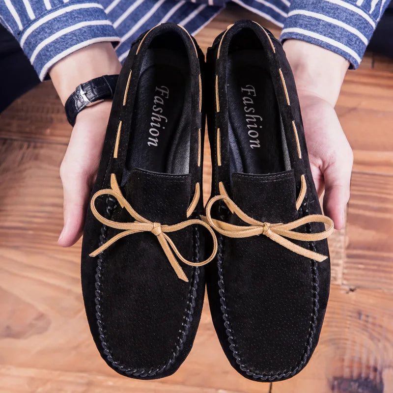 Herren Loafers | Echtes Leder | Weiche Sohle & Komfort | Lässiger Reitschuh