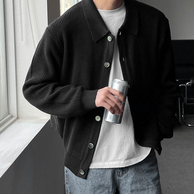 Anspruchsvolle Herrenstrickjacke für stilvollen Komfort und lässige Eleganz | Finnley