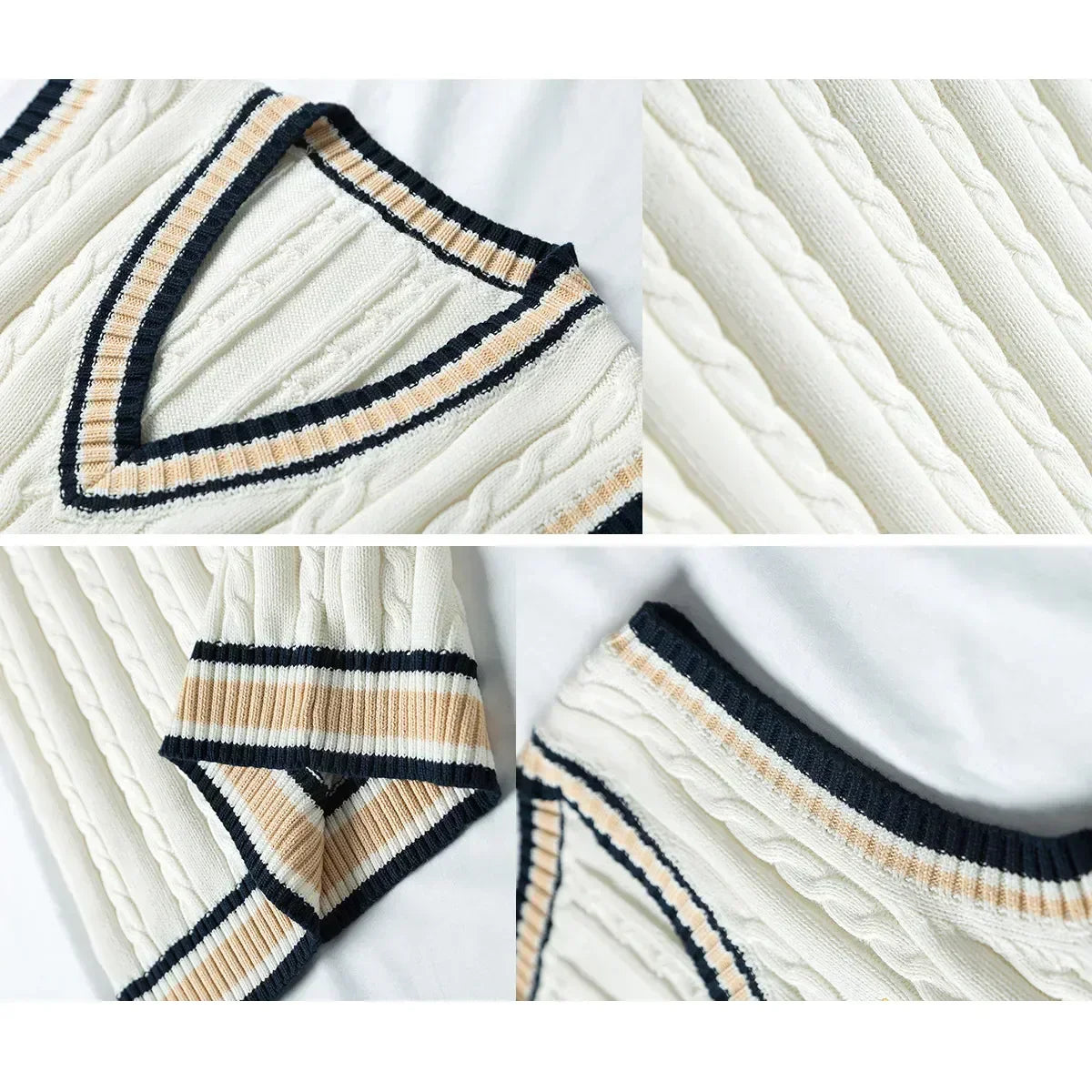 Bequemer und stilvoller ärmelloser Herren-Pullover mit V-Ausschnitt und klassischer Eleganz | Sem