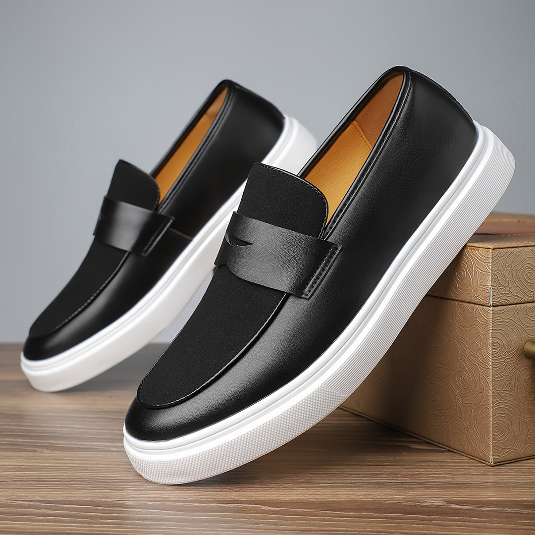 Herren Loafers | Einzigartig & Elegant | Slip-On Komfort | Klassisches Design | Schwarz