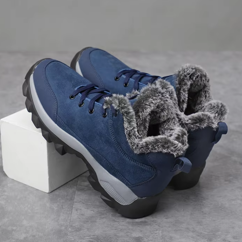 Warme Winterstiefel mit Fleecefutter und rutschfester Sohle für Herren | Jay