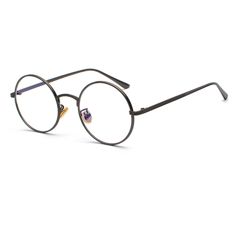 Sonnenbrille Herren | Runder Metallrahmen | Vintage Retro Look | Klassisches Design