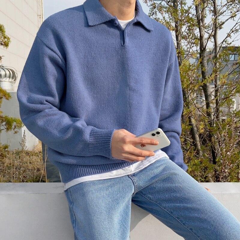 Eleganter Woll-Polopullover mit Knopfleiste für mühelosen Stil und Wärme | Gabriel