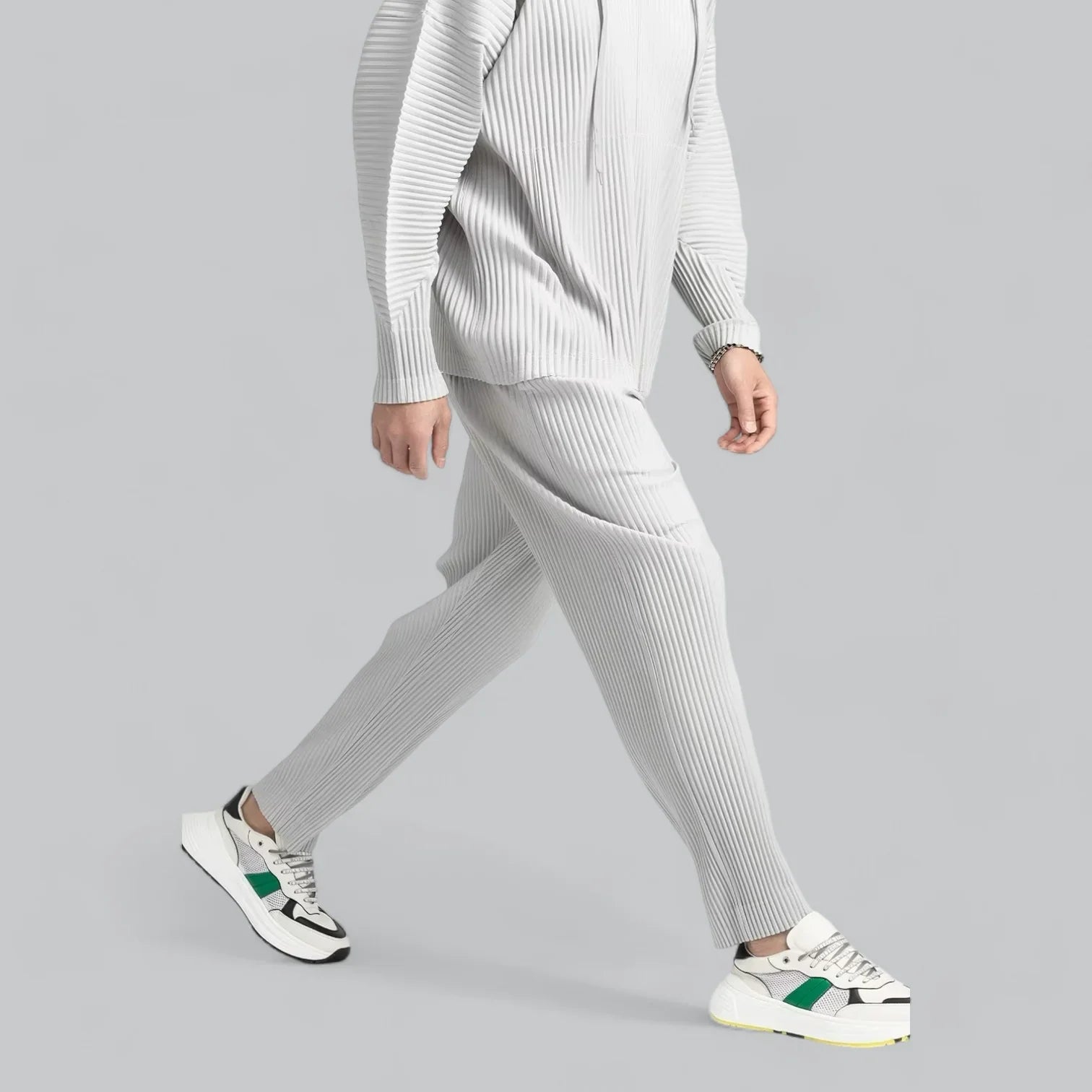 Lässige Herrenhose mit modernen Plissee-Details für eine stilvolle Passform | Jake