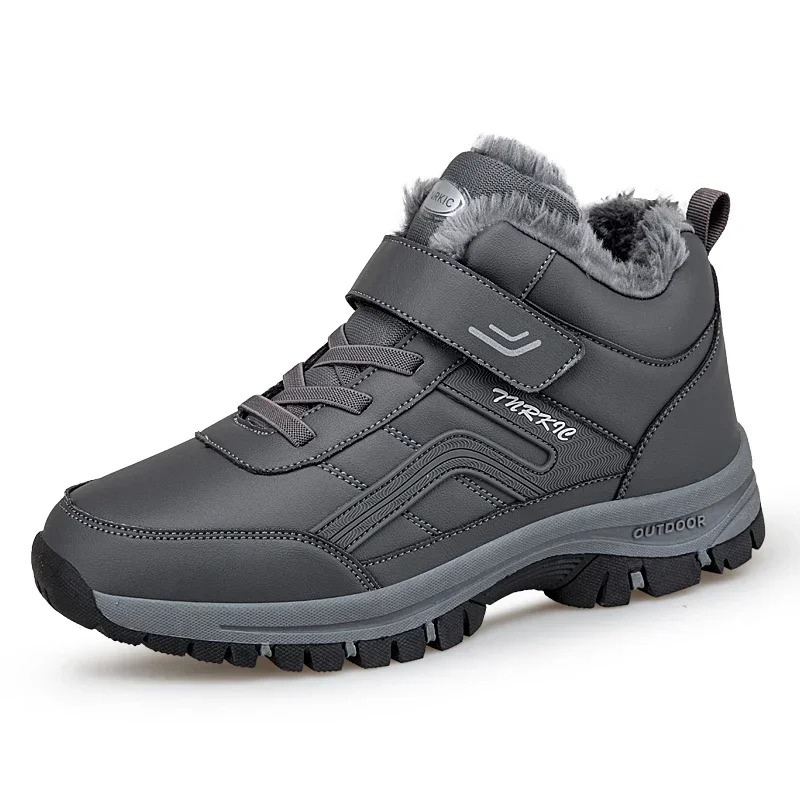 Wasserdichte Winterstiefel für Männer mit Fleecefutter und Klettverschluss | Finn