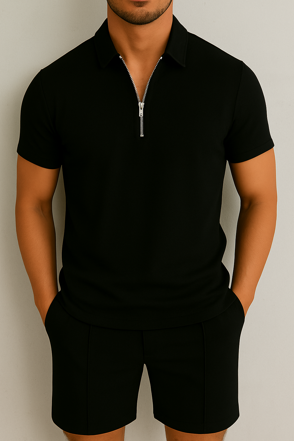 Herren-Sommer-Set | Polo & Shorts | Gepflegte Passform & Komfort | Lässiger Chic