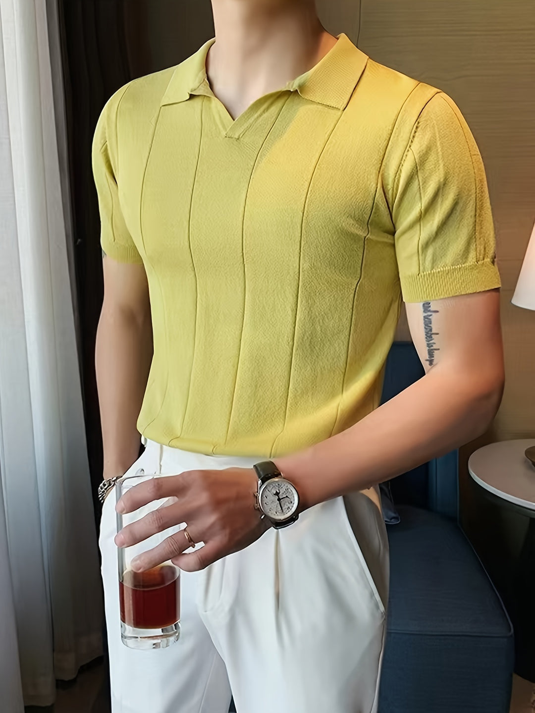Leichtes und vielseitiges Herren-Kurzarm-Poloshirt für Freizeit- und Sportbekleidung | Dani