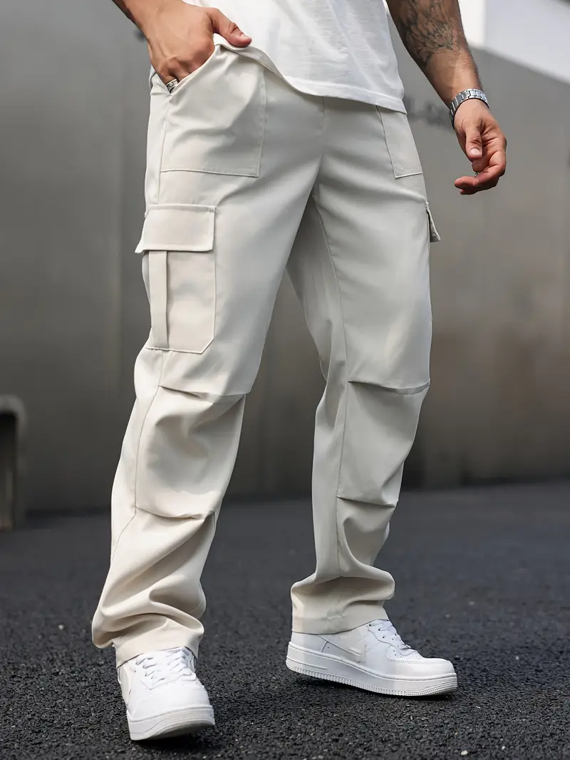 Vielseitige Herren-Cargohose mit mehreren Taschen und entspannter Passform | Roderik