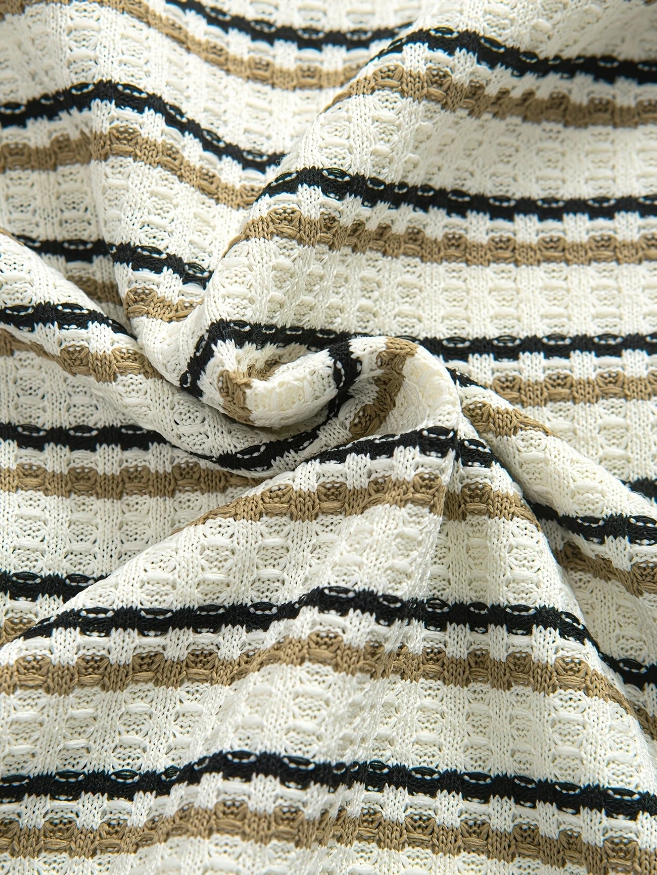 Herren-Poloshirt | Gestreiftes Strickhemd | Bequem & Atmungsaktiv | Sommer