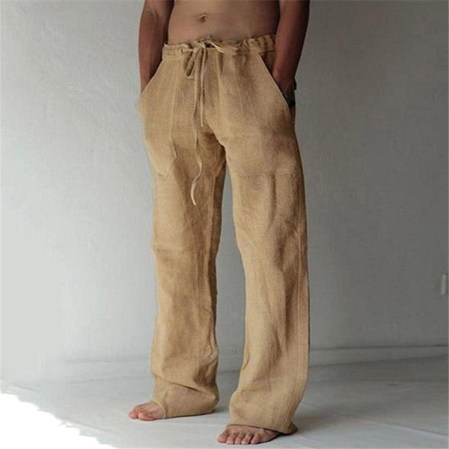 Weiche Leinen-Freizeithose für Herren mit ultimativem Komfort und sommerlicher Eleganz | Mats