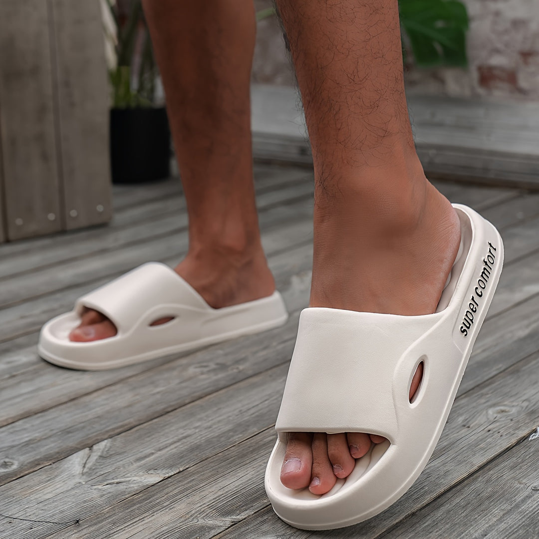 Hausschuhe für Männer | Superbequeme Pantoffeln | Dicke rutschfeste Sohle | EVA-Material