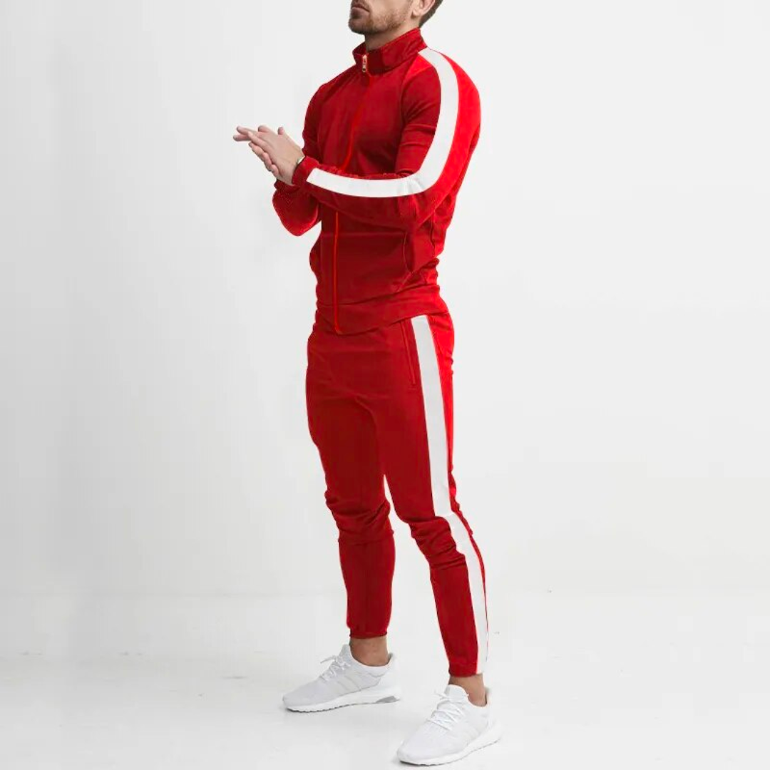 Luxuriöses und elegantes zweiteiliges Joggingset für Männer mit ultimativem Komfort und trendigem Stil | Roderick