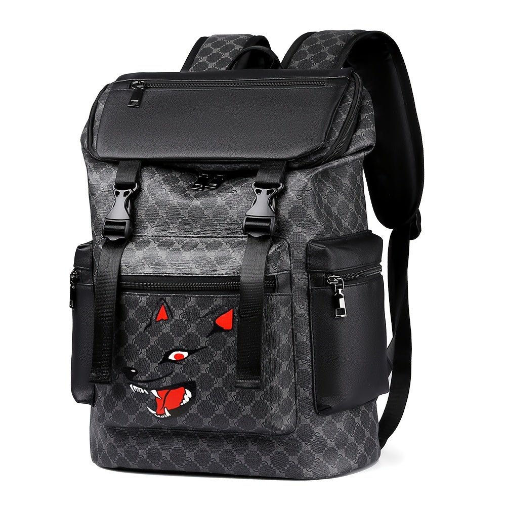 Herrenrucksack | Anti-Diebstahl & Trendy Print | Unisex Brust- & Outdoor-Tasche