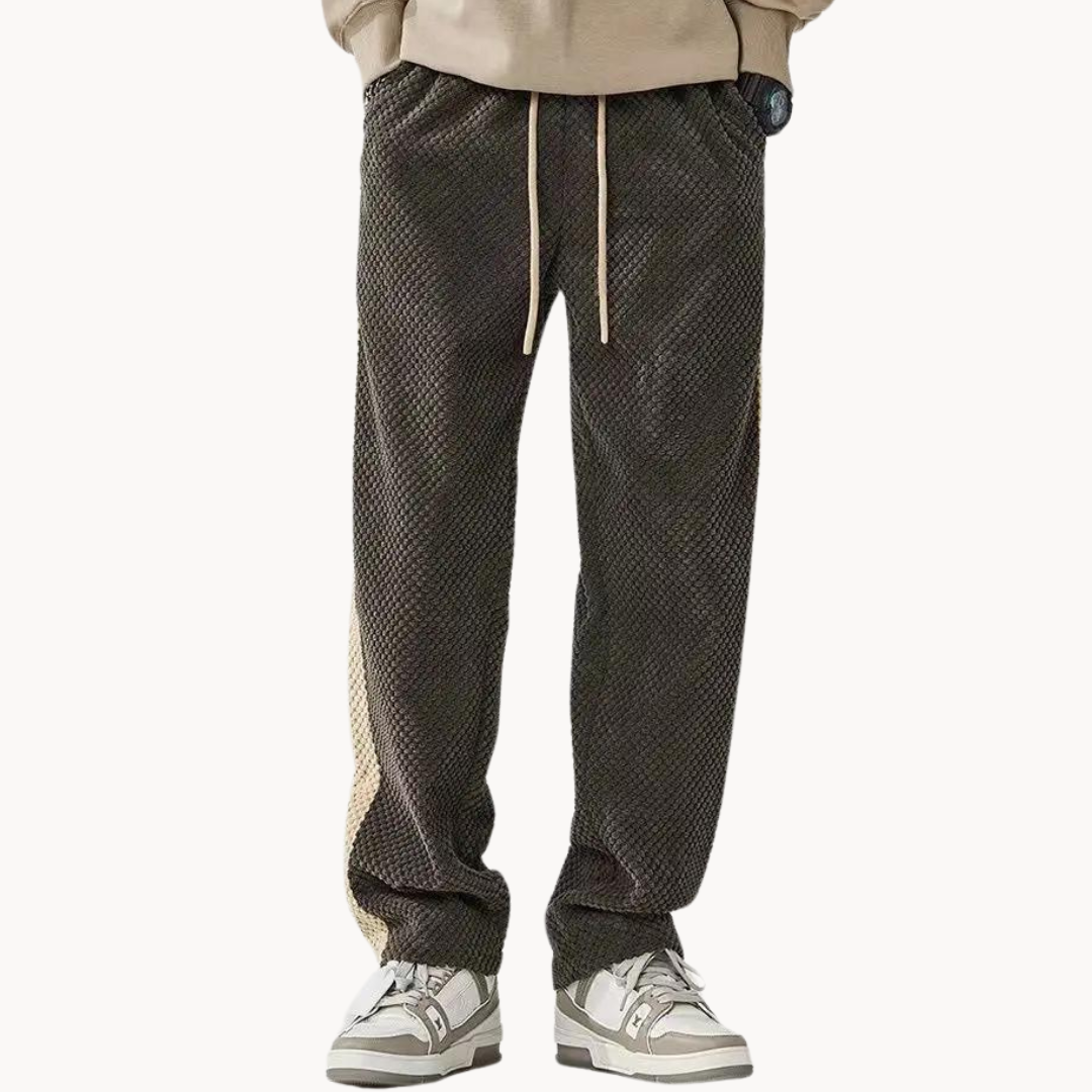 Stylische Cord-Jogginghose mit Waffelmuster für ultimativen Komfort und mühelosen Stil | Julius