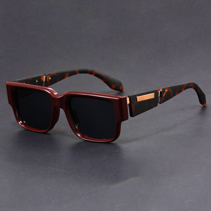 Polarisierte Herren-Sonnenbrille | Acetat-Rahmen | UV400-Schutz | Breites Design