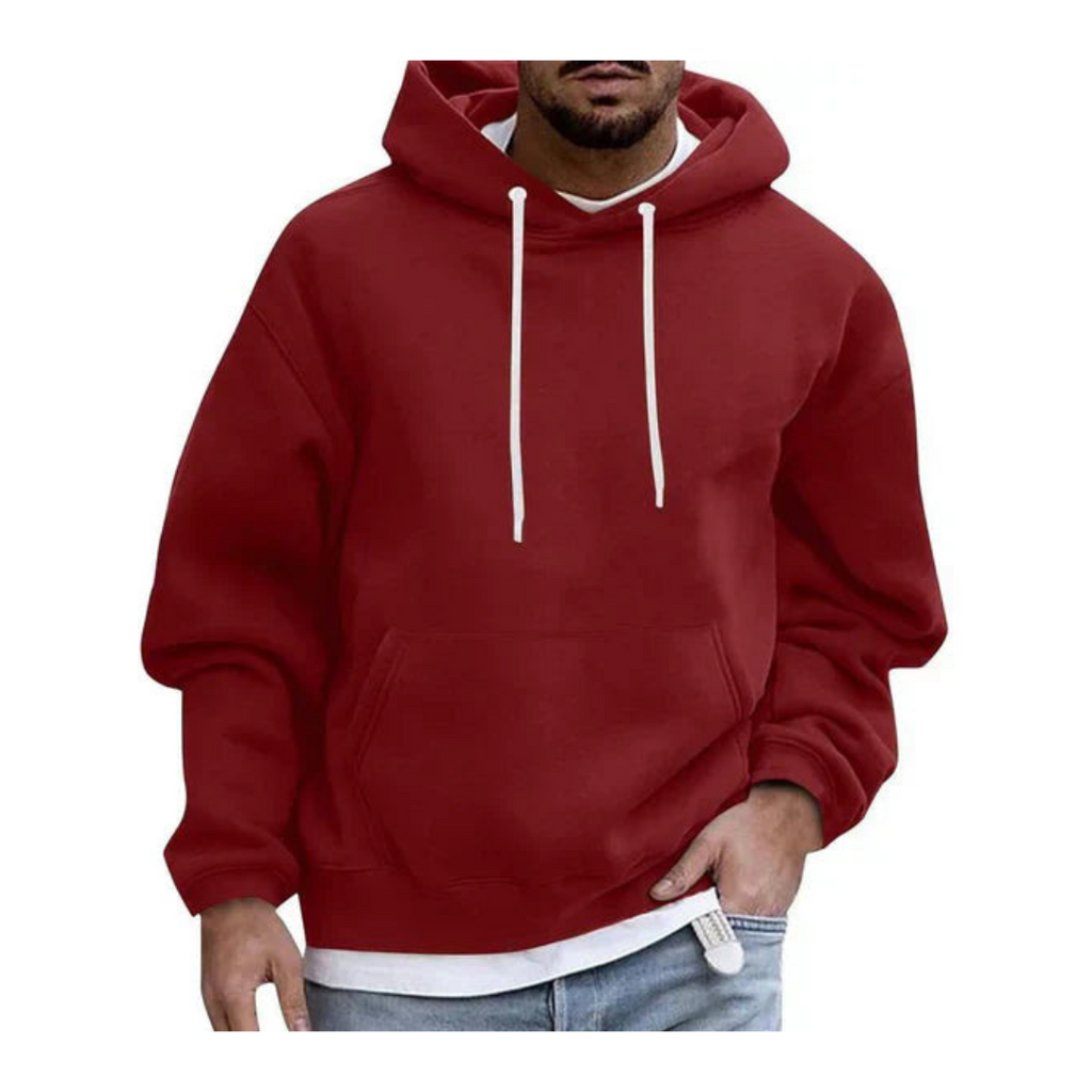 Bequemer Herren-Kapuzenpullover in Übergröße mit zeitloser Wärme und lässiger Eleganz | Victor