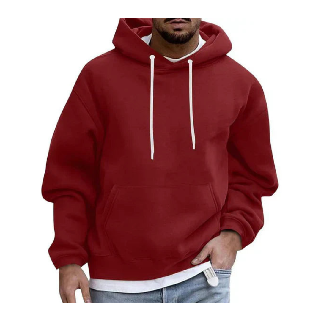 Bequemer Herren-Kapuzenpullover in Übergröße mit zeitloser Wärme und lässiger Eleganz | Victor