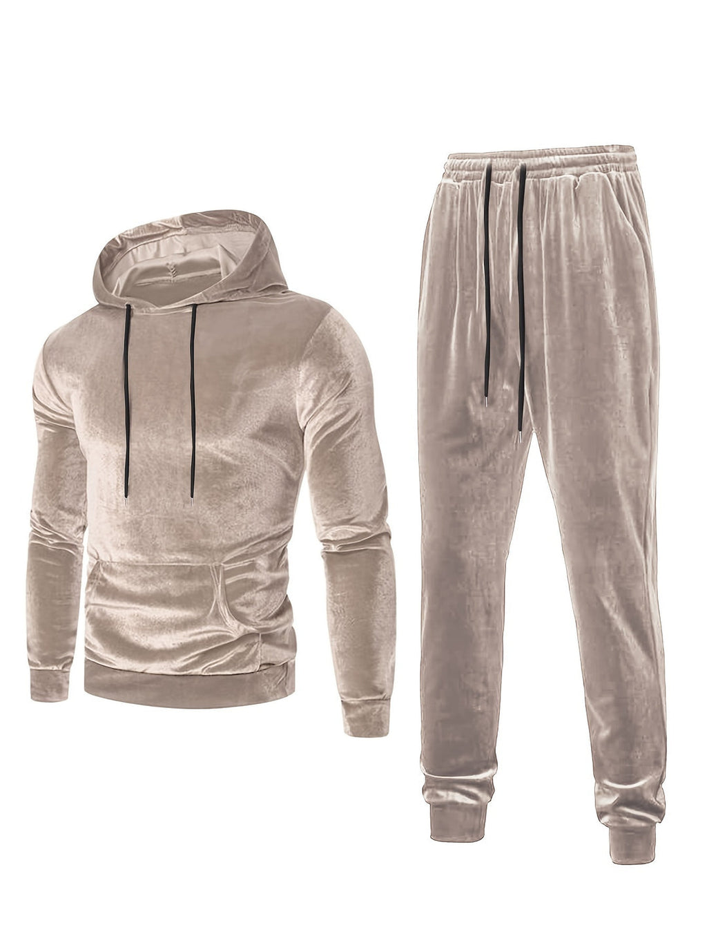 Herren-Trainingsanzug | 2-teiliges Velours-Set | Warm und bequem | Herbst & Winter