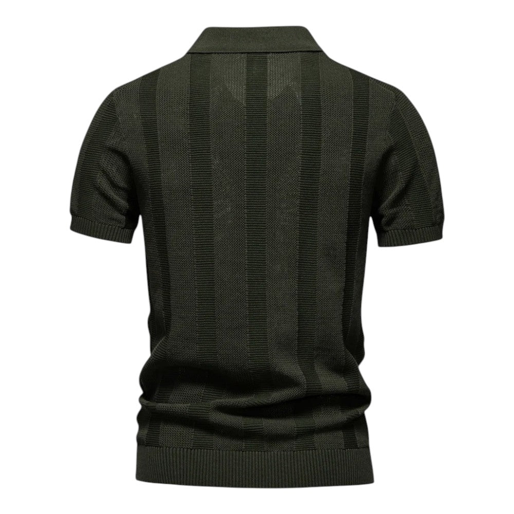 Herren-Poloshirt | Atmungsaktiv & Hochwertig | Klassisch & Lässig | Gestricktes Design