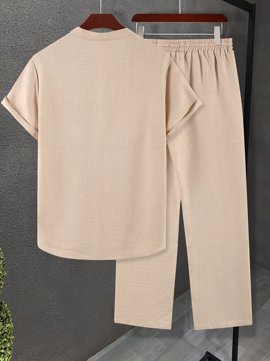 Atmungsaktives Hemd & lockere Hose | Stylisch & Bequem | Herren-Set
