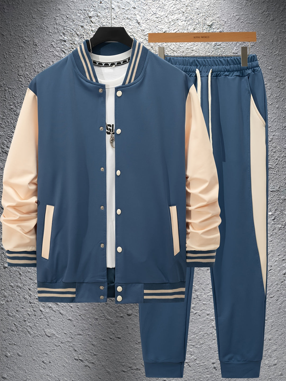 Trendy Baseball Jacke & Hose | Sportlich & vielseitig | Herrenset