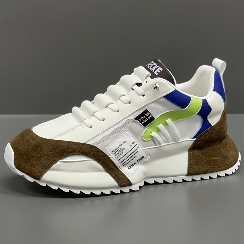 Herren Plateauschuhe | Bequem & Trendy | Zum Wandern & Joggen | Ganzjahres-Schnürschuh