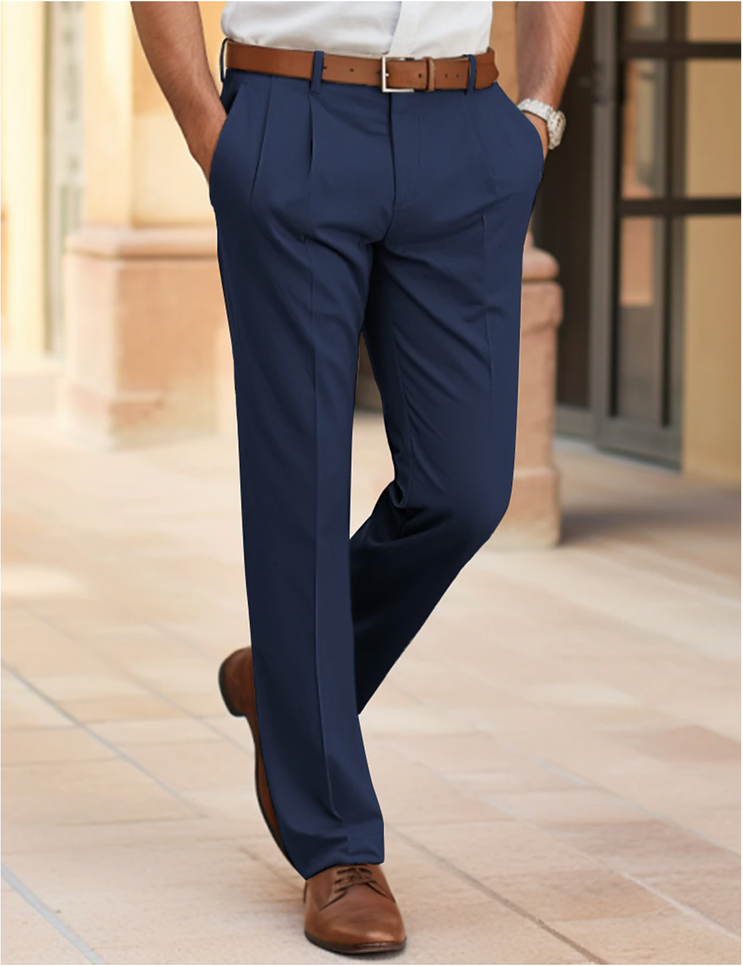 Elegante knöchellange Anzughose für Herren mit moderner Passform und stilvollem Komfort | Tycho
