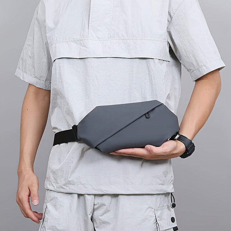 Herren-Umhängetasche | PU-Leder-Brusttasche für Outdoor- und Geschäftszwecke | lässig und langlebig