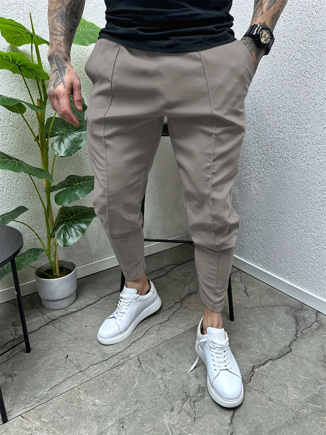 Herrenhosen | Slim fit | Kordelzug | Casual & Outdoor | Frühling & Herbst
