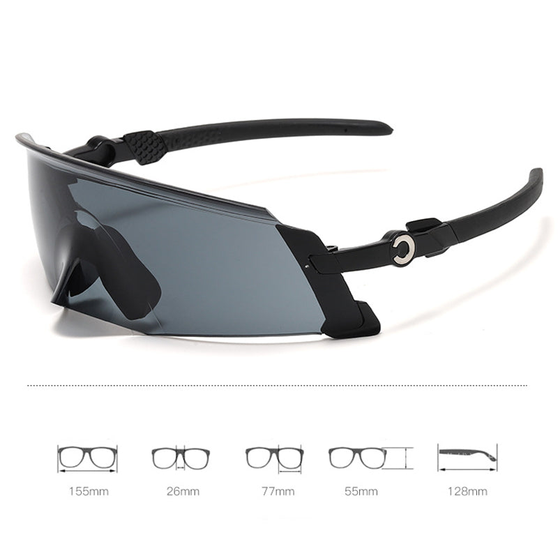 Herren-Sport-Sonnenbrille | Polarisiert & UV400 | Leichtgewicht | Polycarbonat-Gläser