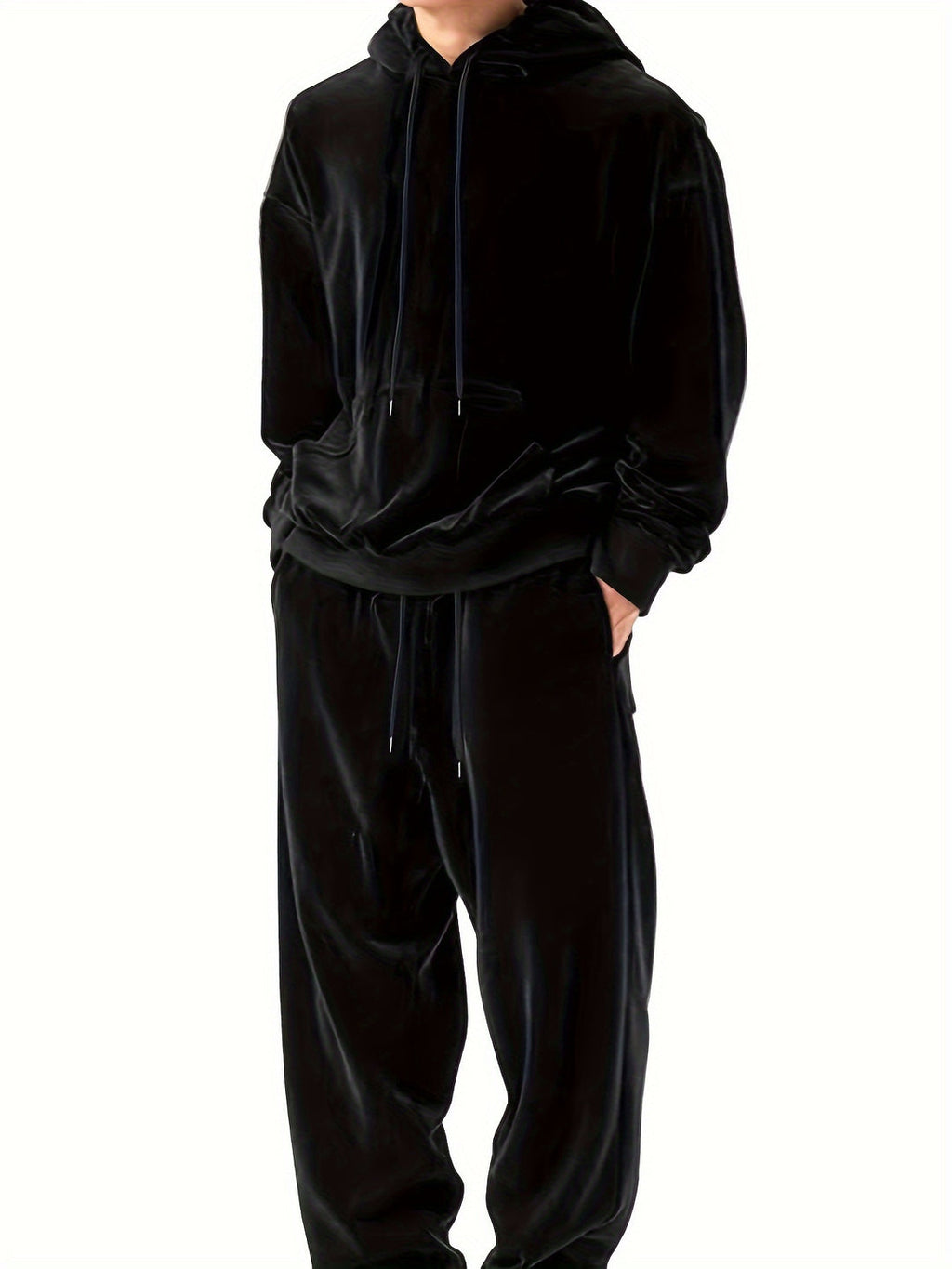 Herren-Trainingsanzug | 2-teiliges Velours-Set | Warm und bequem | Herbst & Winter