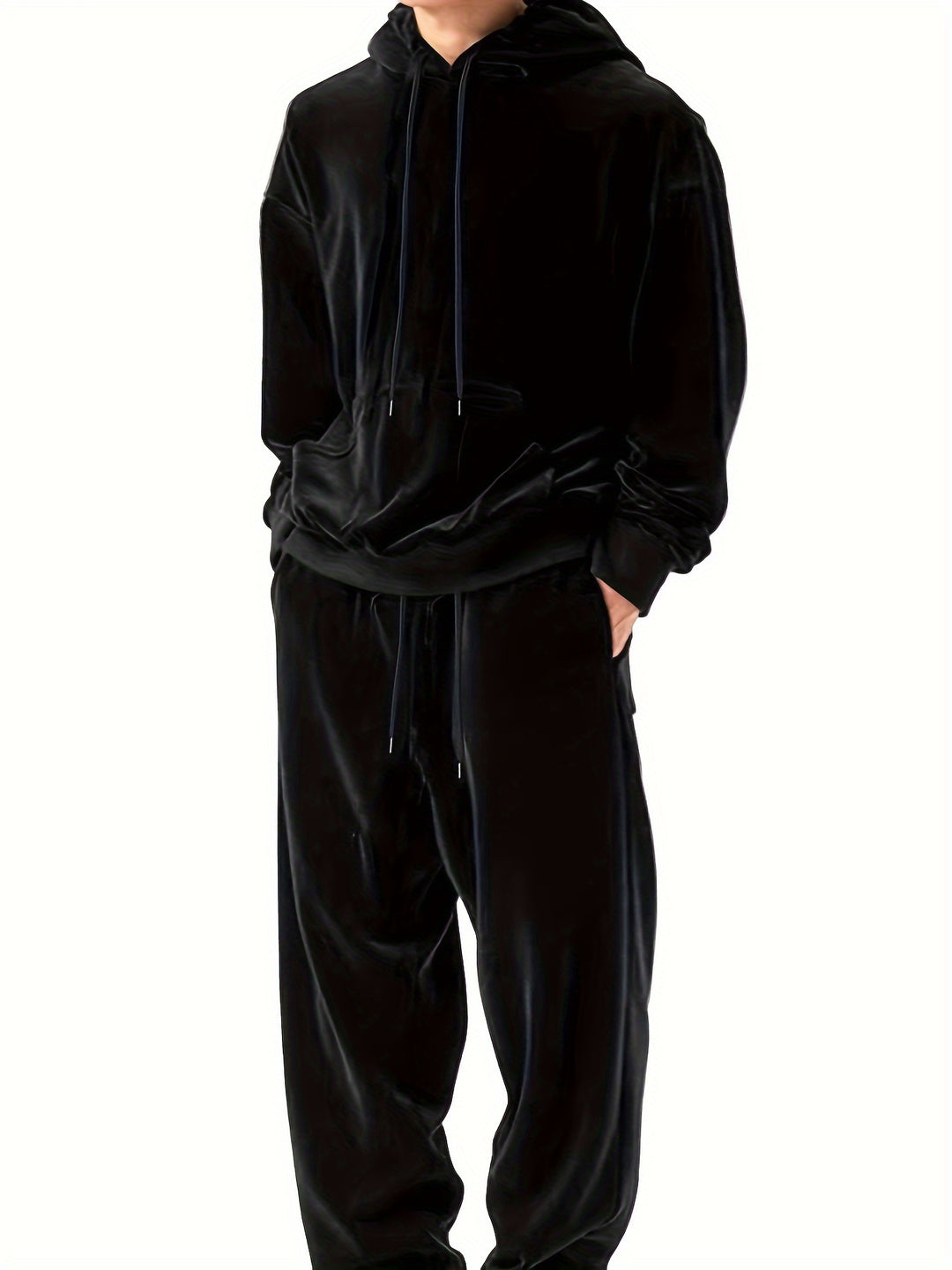 Herren-Trainingsanzug | 2-teiliges Velours-Set | Warm und bequem | Herbst & Winter