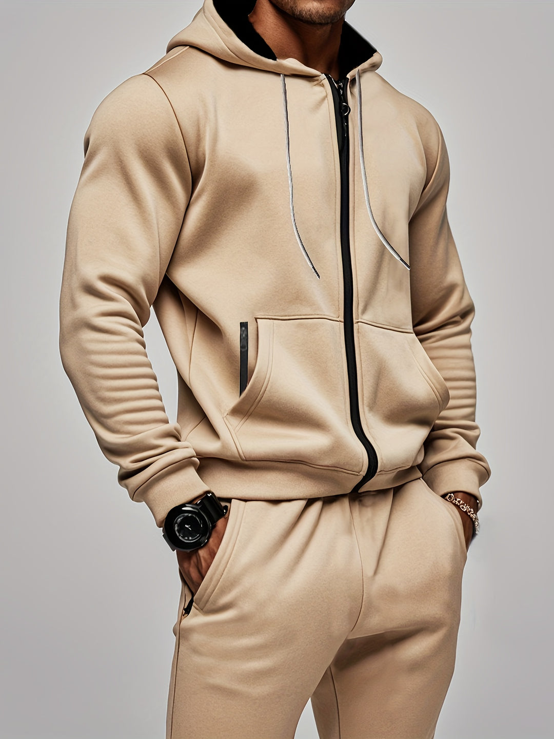 Herren Sport Set | Kapuzenpulli & Sweatpants | Bequem & Lässig | Für Sport & Freizeit