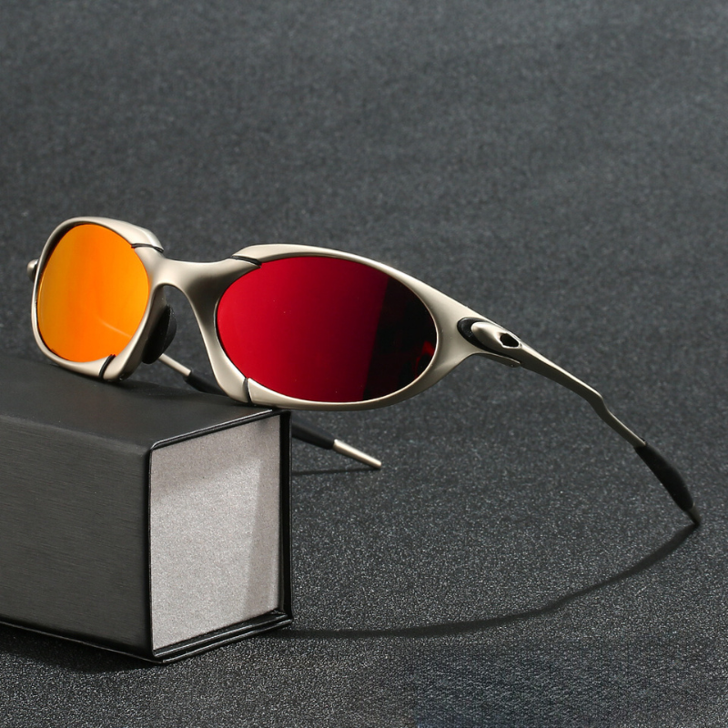 Herrensonnenbrille | Sportliches Design | Polarisierte Gläser | UV-Schutz | Leichtmetall