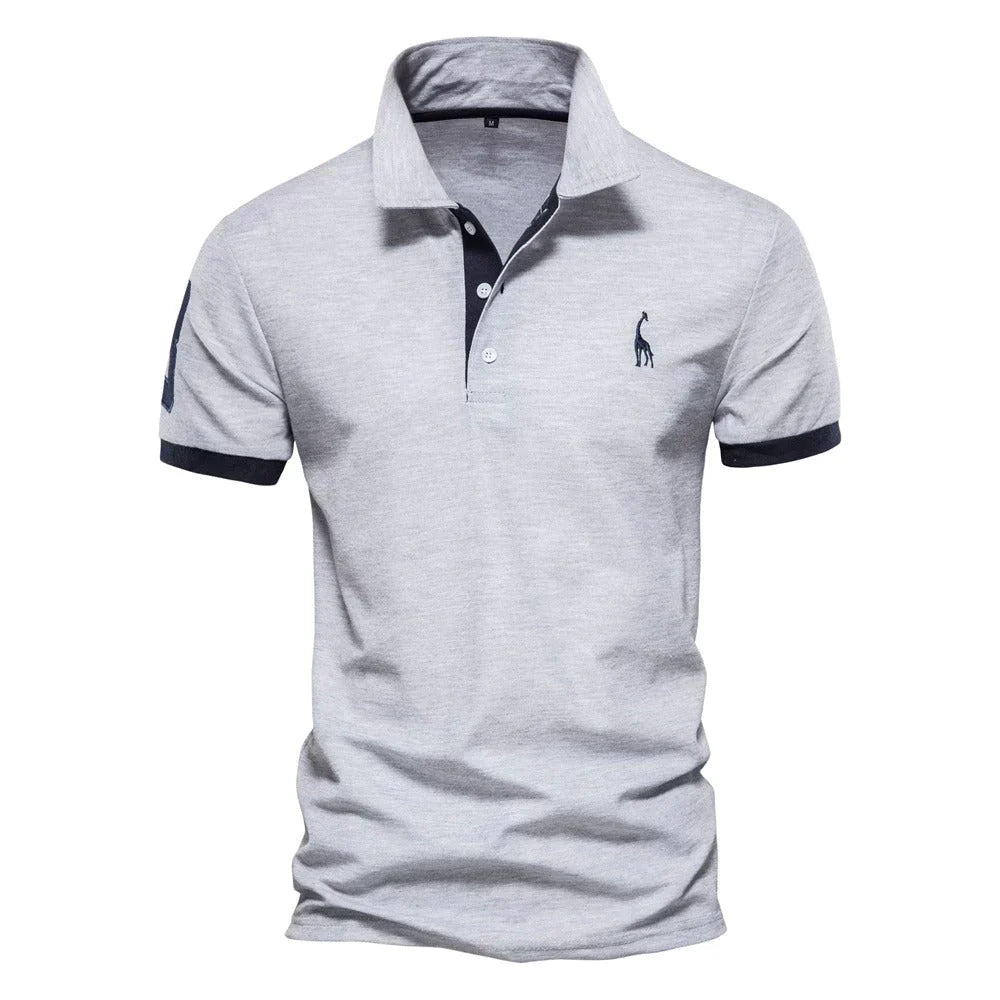 Herren Polo T-Shirt | Kurze Ärmel & Kragen | Lässiges Sommer-Polo | Baumwolle & Polyester