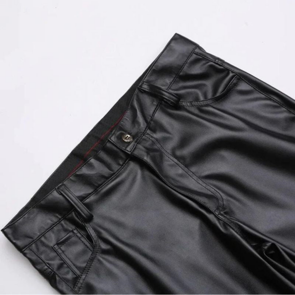 Premium Stretch-Lederhose für Herren mit vielseitigem Komfort und zeitlosem Design | Hidde