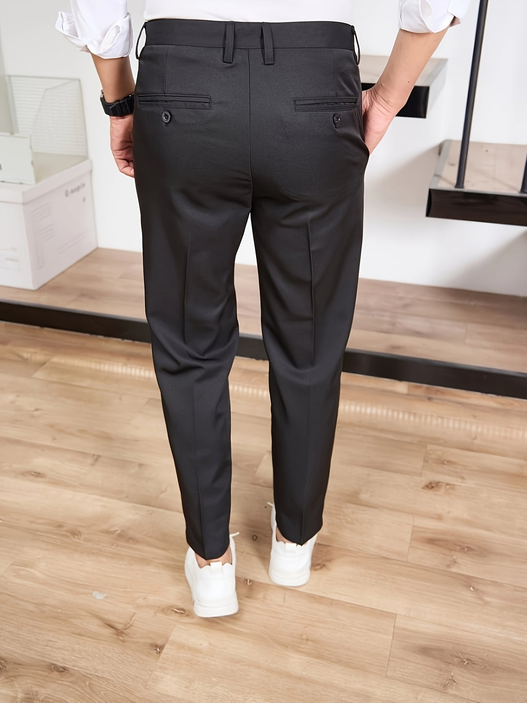 Herrenhose | Slim Fit | Bequemer Bund | Webstoff