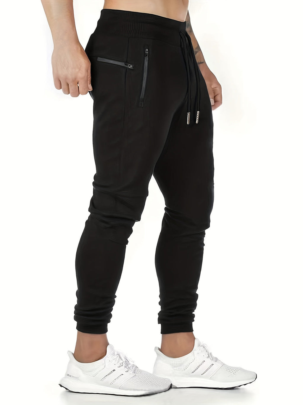 Herren-Sweatpants | Leicht & Atmungsaktiv | Mit Reißverschlusstaschen & Kordelzug