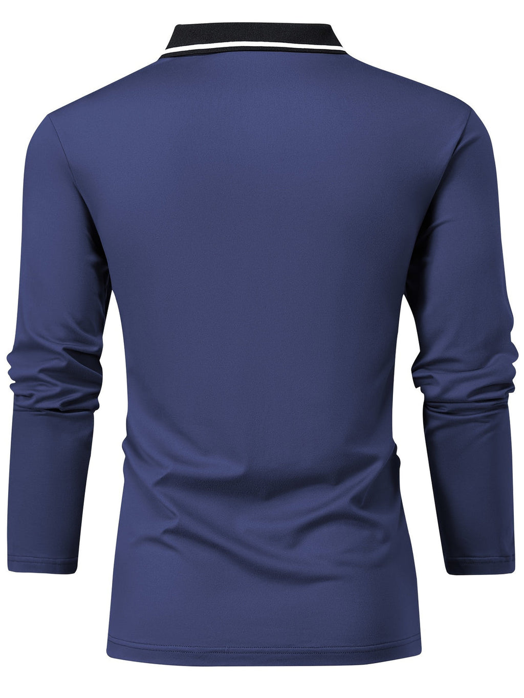 Herren Casual Rugby Shirt | V-Ausschnitt & Lange Ärmel | Frühling & Herbst | Polo