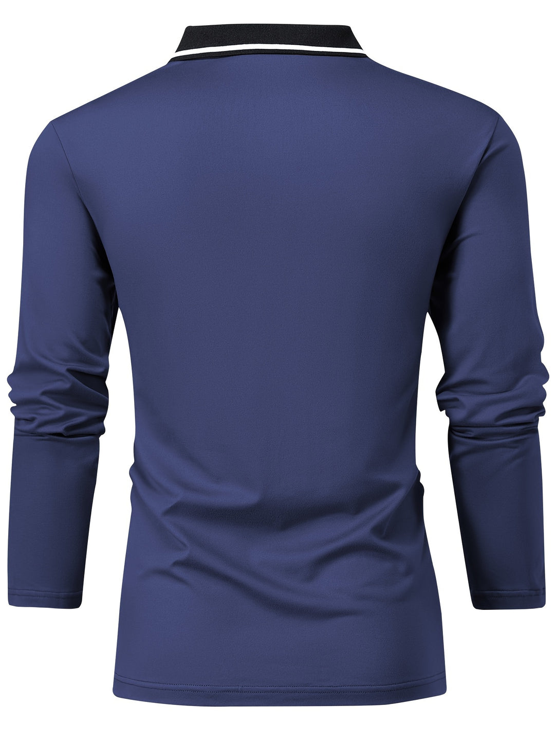 Herren Casual Rugby Shirt | V-Ausschnitt & Lange Ärmel | Frühling & Herbst | Polo