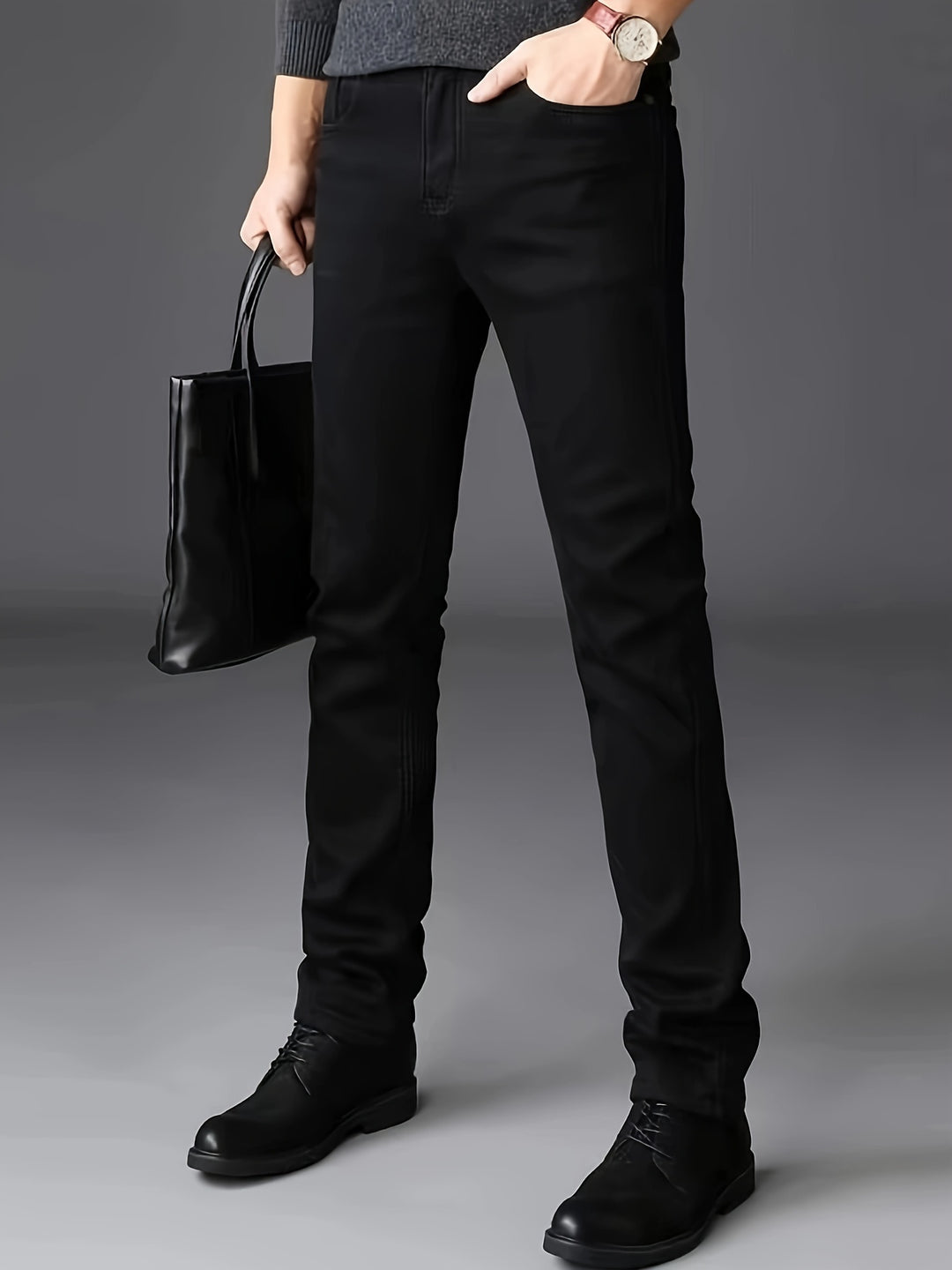 Herrenjeans | Slim fit | Elastisch & Trendy | Gerades Bein