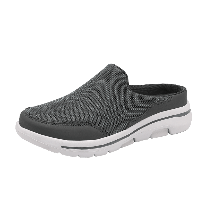 Herren-Einstiegs-Sneaker | Leichtes & atmungsaktives Mesh | MD-Sohle | Marineblau mit orangen Akzenten